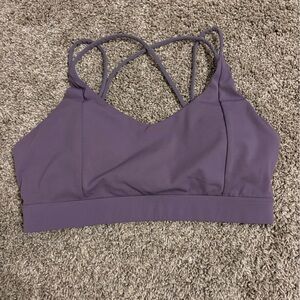 Women's Purple Strappy Bralette